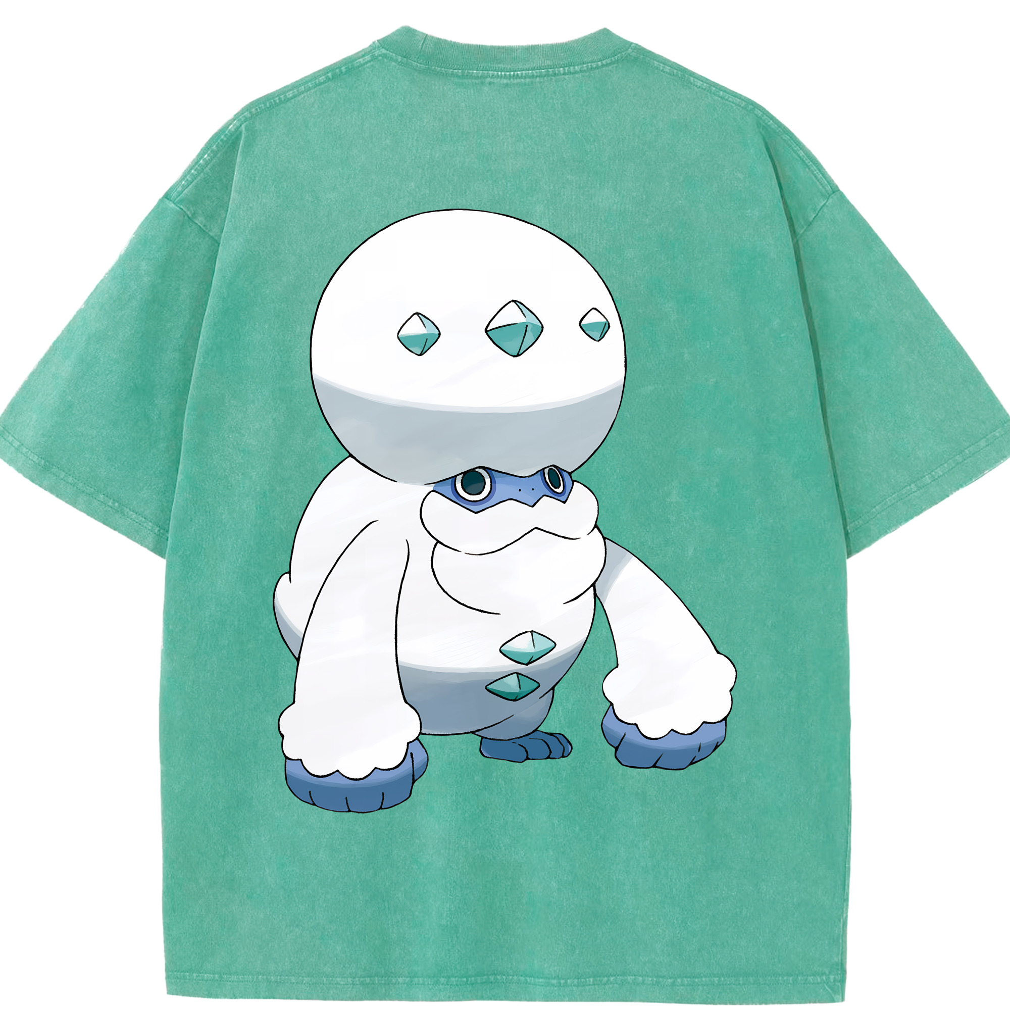 （画像用） ポケットモンスター Pokémon 綿100% ヴィンテージ風 半袖Tシャツ（背面プリント）
